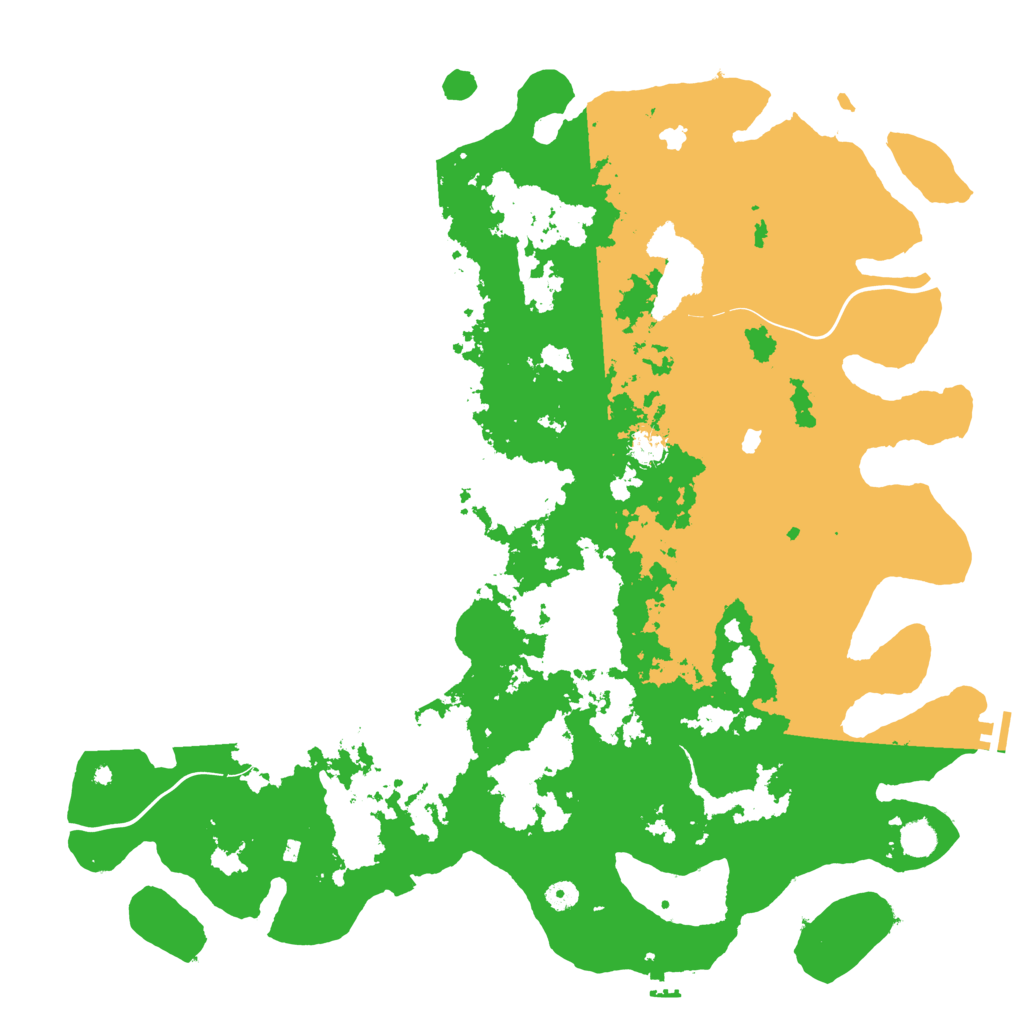 Biome Rust Map: Procedural Map, Size: 5000, Seed: 2045154744