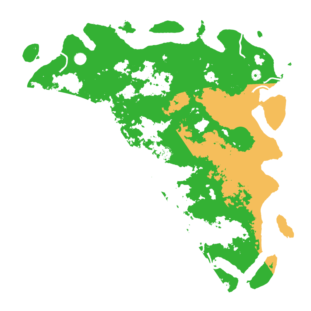 Biome Rust Map: Procedural Map, Size: 4500, Seed: 657826688