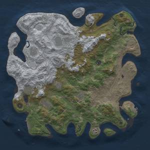 Thumbnail Rust Map: Procedural Map, Size: 4250, Seed: 1501696882, 19 Monuments