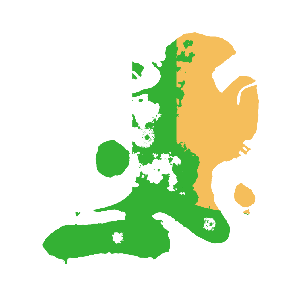 Biome Rust Map: Procedural Map, Size: 2350, Seed: 8571
