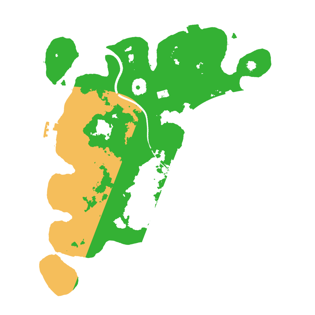 Biome Rust Map: Procedural Map, Size: 3000, Seed: 3569