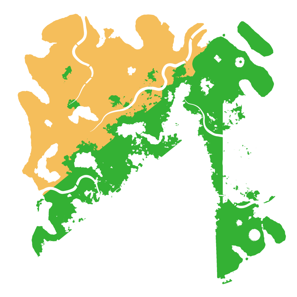 Biome Rust Map: Procedural Map, Size: 4500, Seed: 529329963