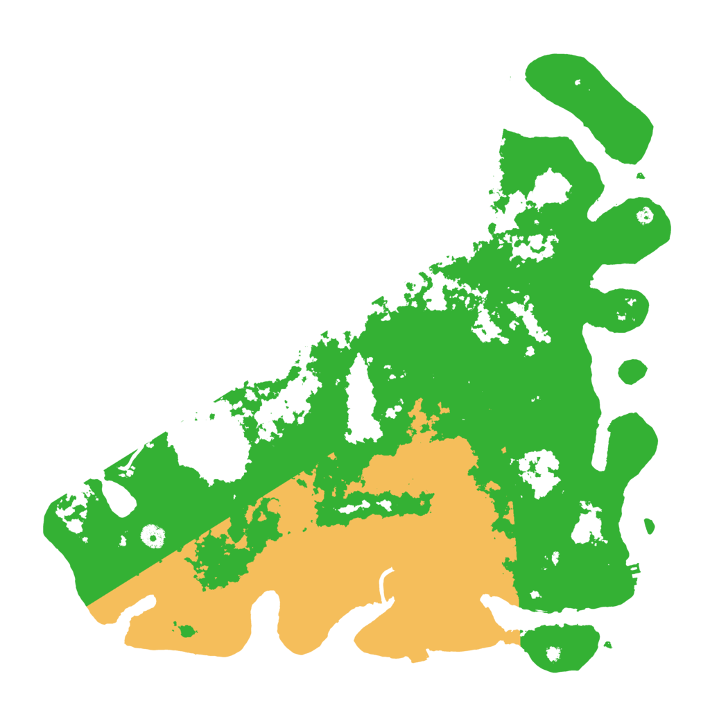 Biome Rust Map: Procedural Map, Size: 4500, Seed: 330066558