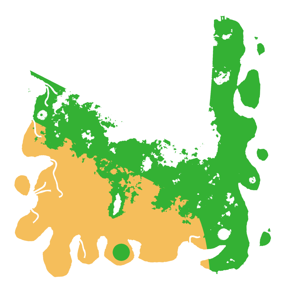 Biome Rust Map: Procedural Map, Size: 4500, Seed: 113355