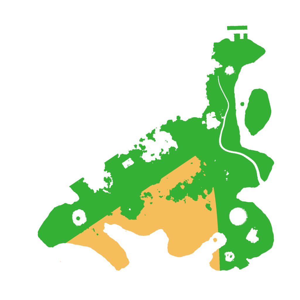 Biome Rust Map: Procedural Map, Size: 3000, Seed: 743300685