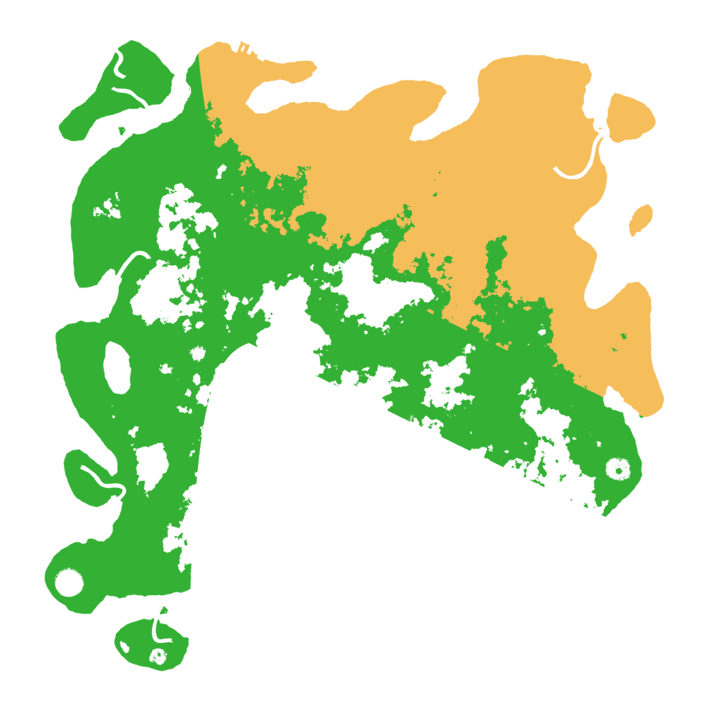 Biome Rust Map: Procedural Map, Size: 4500, Seed: 597564068