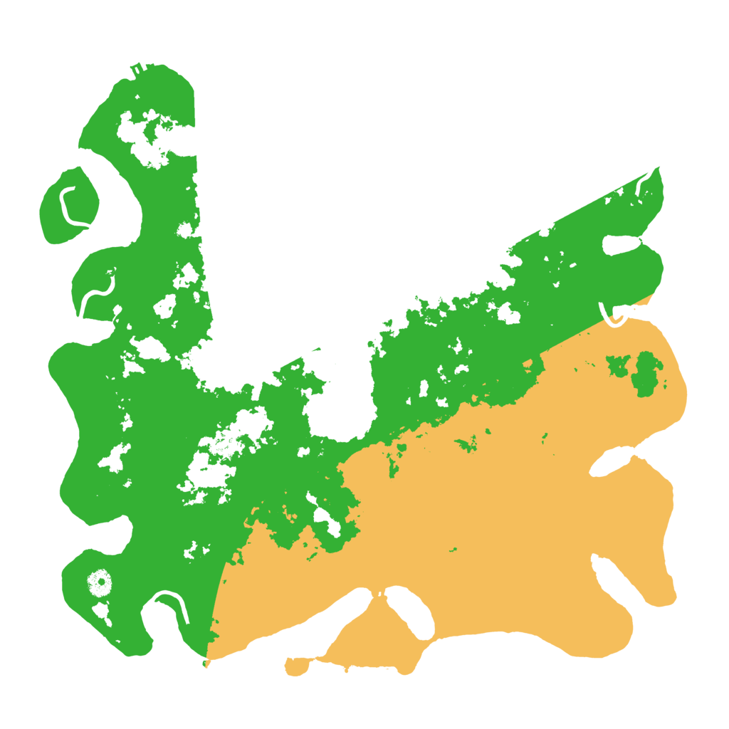 Biome Rust Map: Procedural Map, Size: 4250, Seed: 888286263