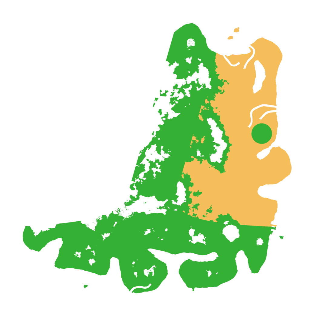 Biome Rust Map: Procedural Map, Size: 4000, Seed: 647321