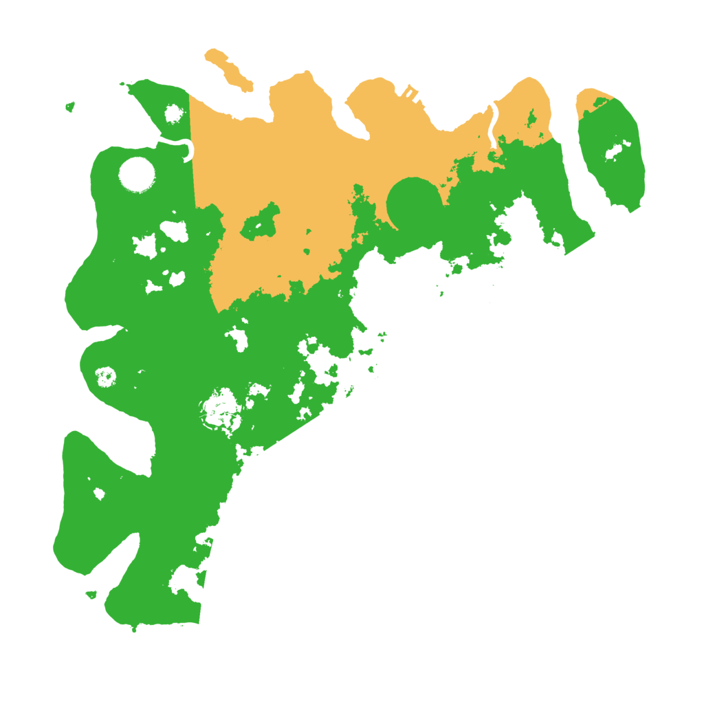Biome Rust Map: Procedural Map, Size: 3500, Seed: 1210494508