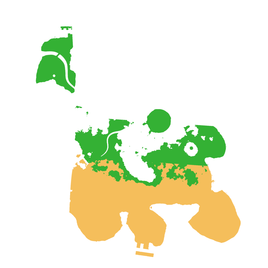 Biome Rust Map: Procedural Map, Size: 3000, Seed: 494395718