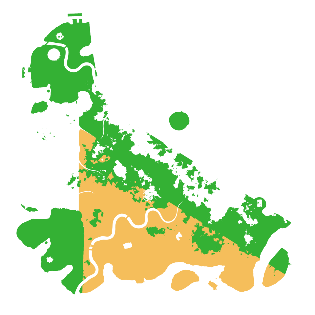 Biome Rust Map: Procedural Map, Size: 4500, Seed: 1067646