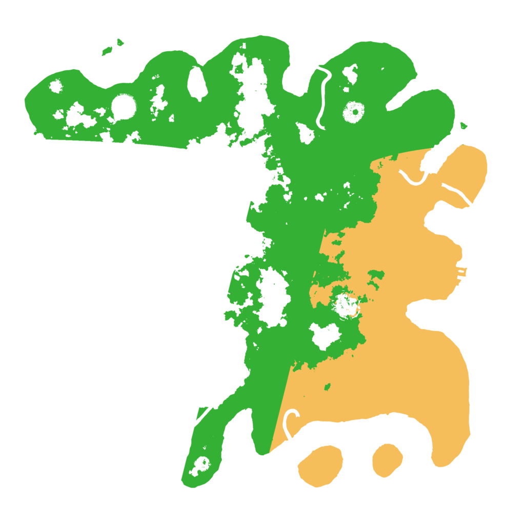 Biome Rust Map: Procedural Map, Size: 3700, Seed: 1830591159