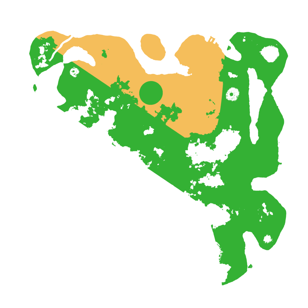 Biome Rust Map: Procedural Map, Size: 3500, Seed: 21424