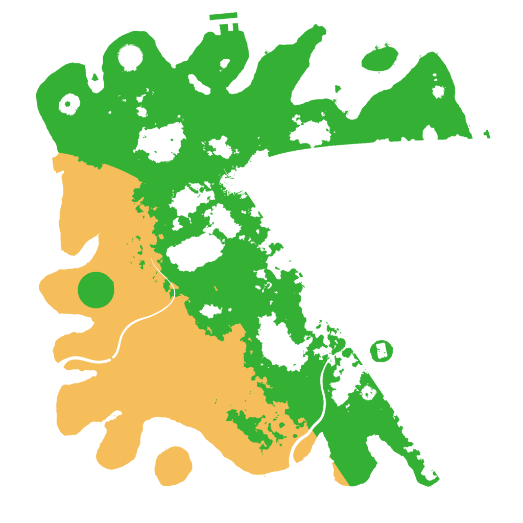 Biome Rust Map: Procedural Map, Size: 3800, Seed: 1186222459