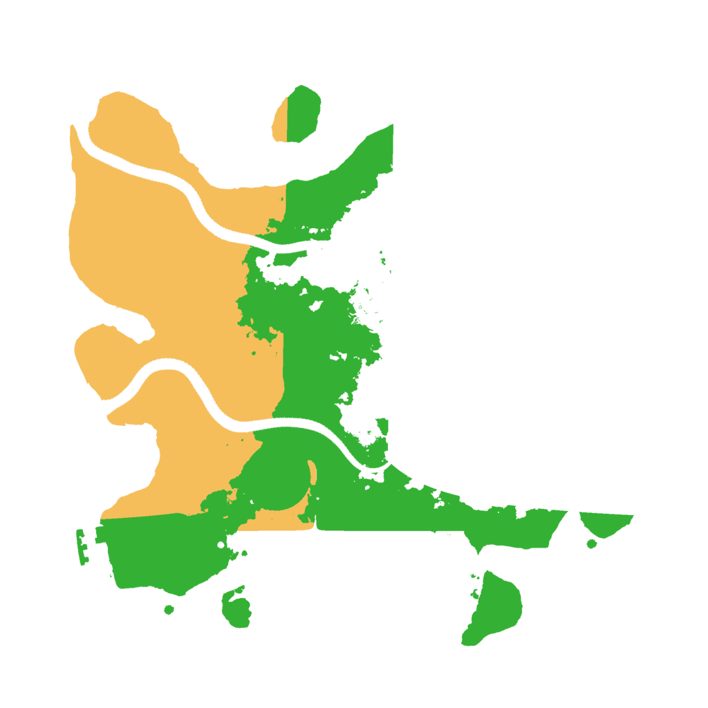 Biome Rust Map: Procedural Map, Size: 3000, Seed: 1418846122
