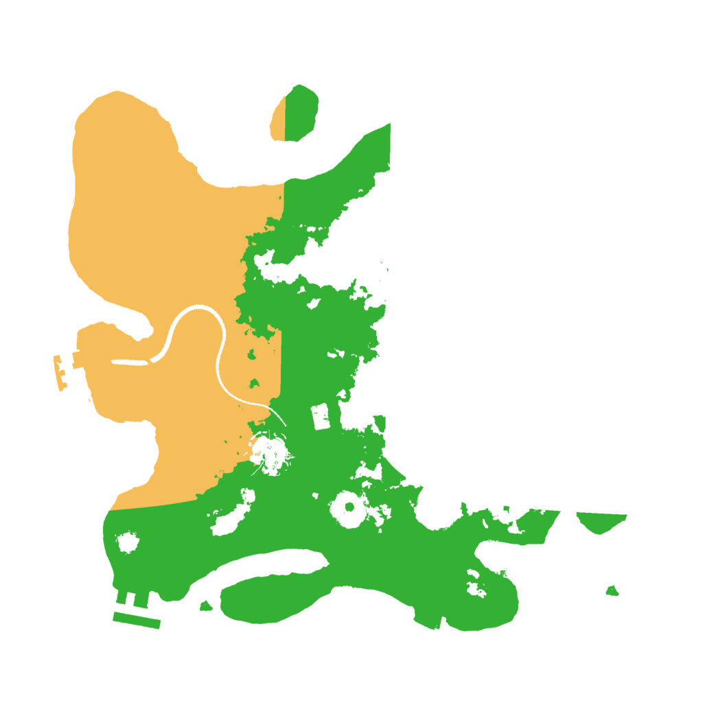 Biome Rust Map: Procedural Map, Size: 3000, Seed: 1418846122