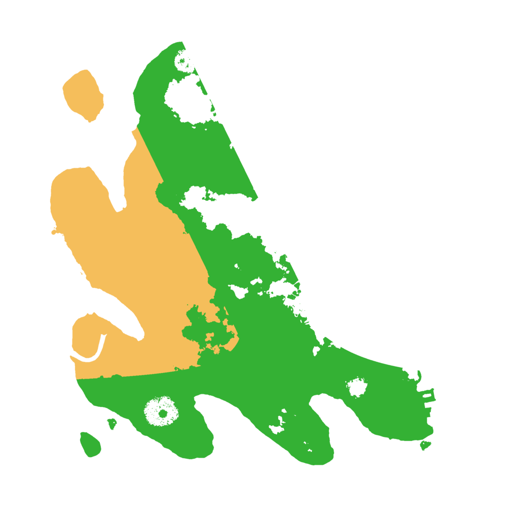Biome Rust Map: Procedural Map, Size: 2500, Seed: 4112022