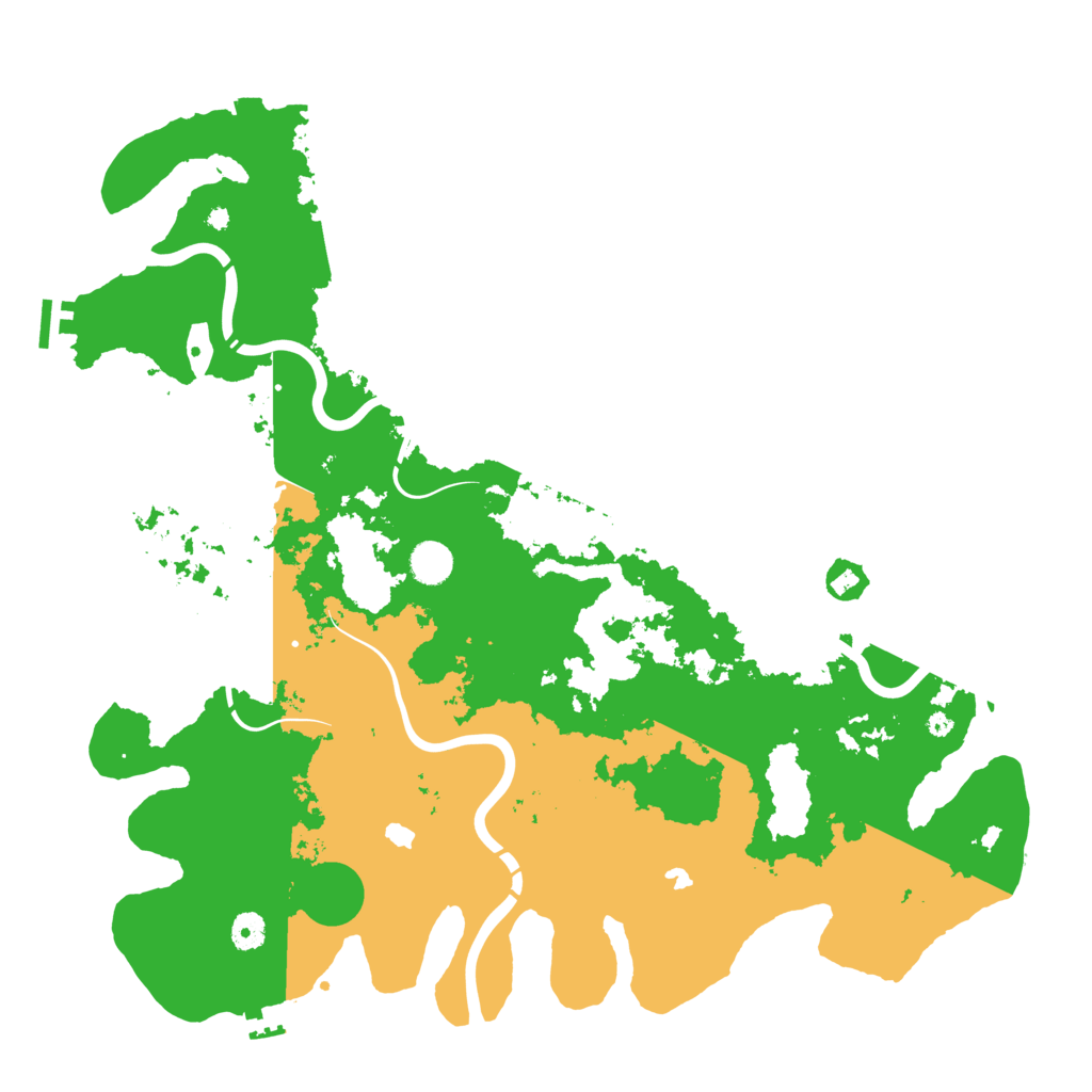 Biome Rust Map: Procedural Map, Size: 4500, Seed: 631109586