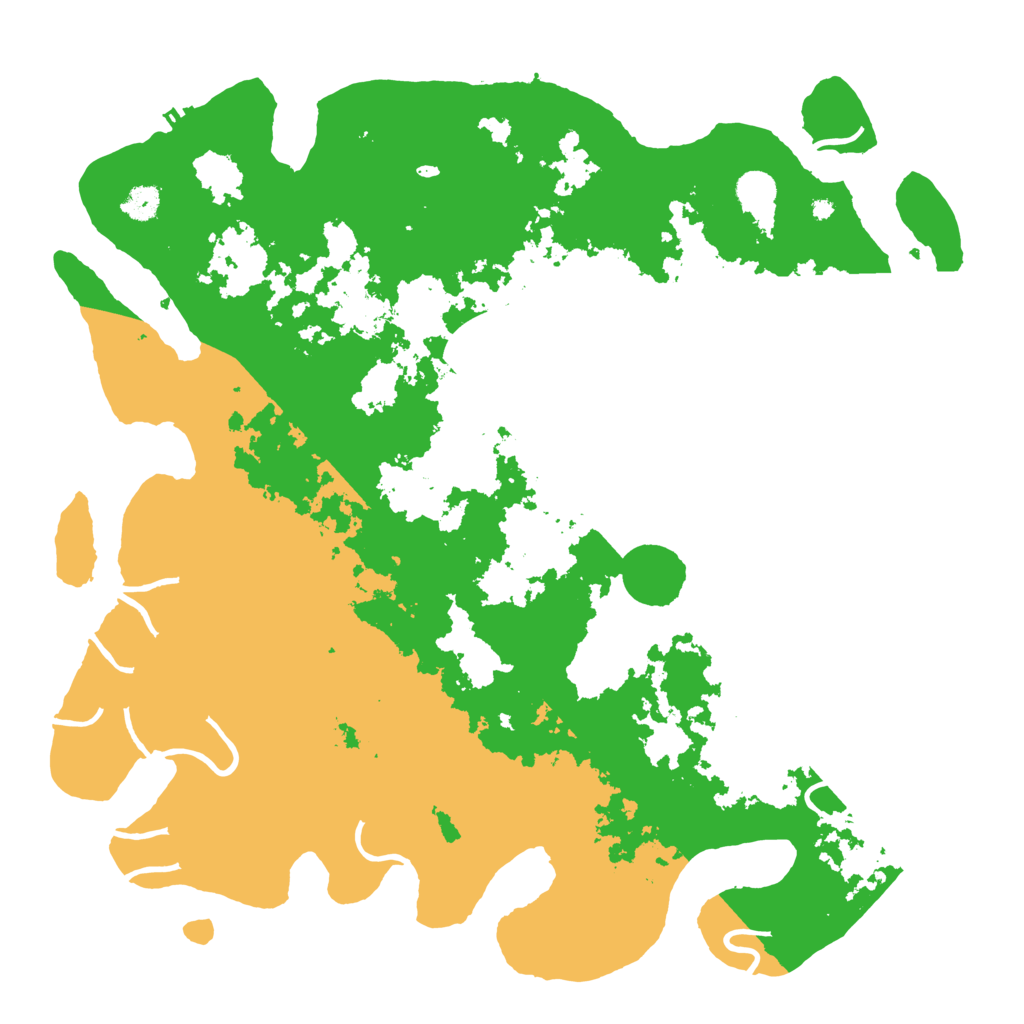 Biome Rust Map: Procedural Map, Size: 4500, Seed: 1225966362