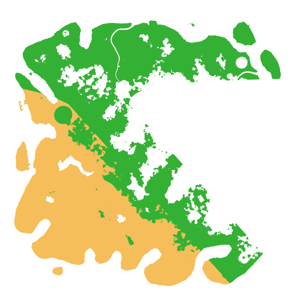 Biome Rust Map: Procedural Map, Size: 4500, Seed: 1225966362
