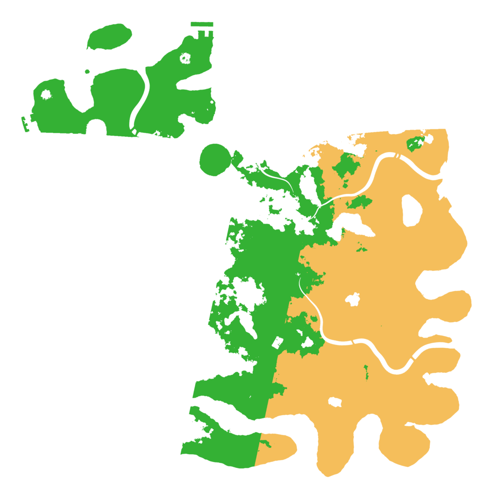 Biome Rust Map: Procedural Map, Size: 4500, Seed: 555667