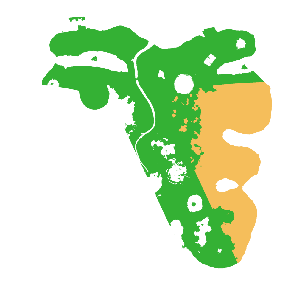 Biome Rust Map: Procedural Map, Size: 2800, Seed: 58697831