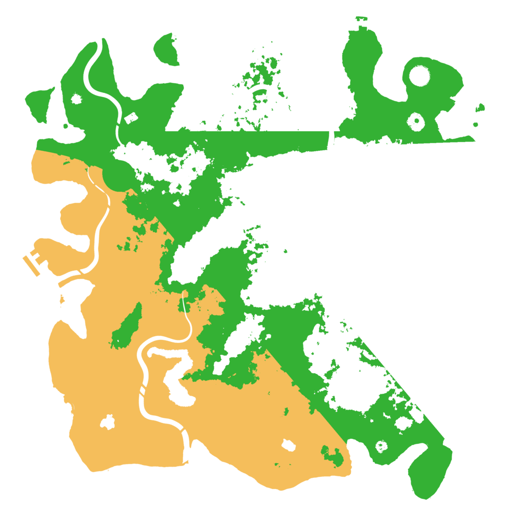 Biome Rust Map: Procedural Map, Size: 4500, Seed: 924218697