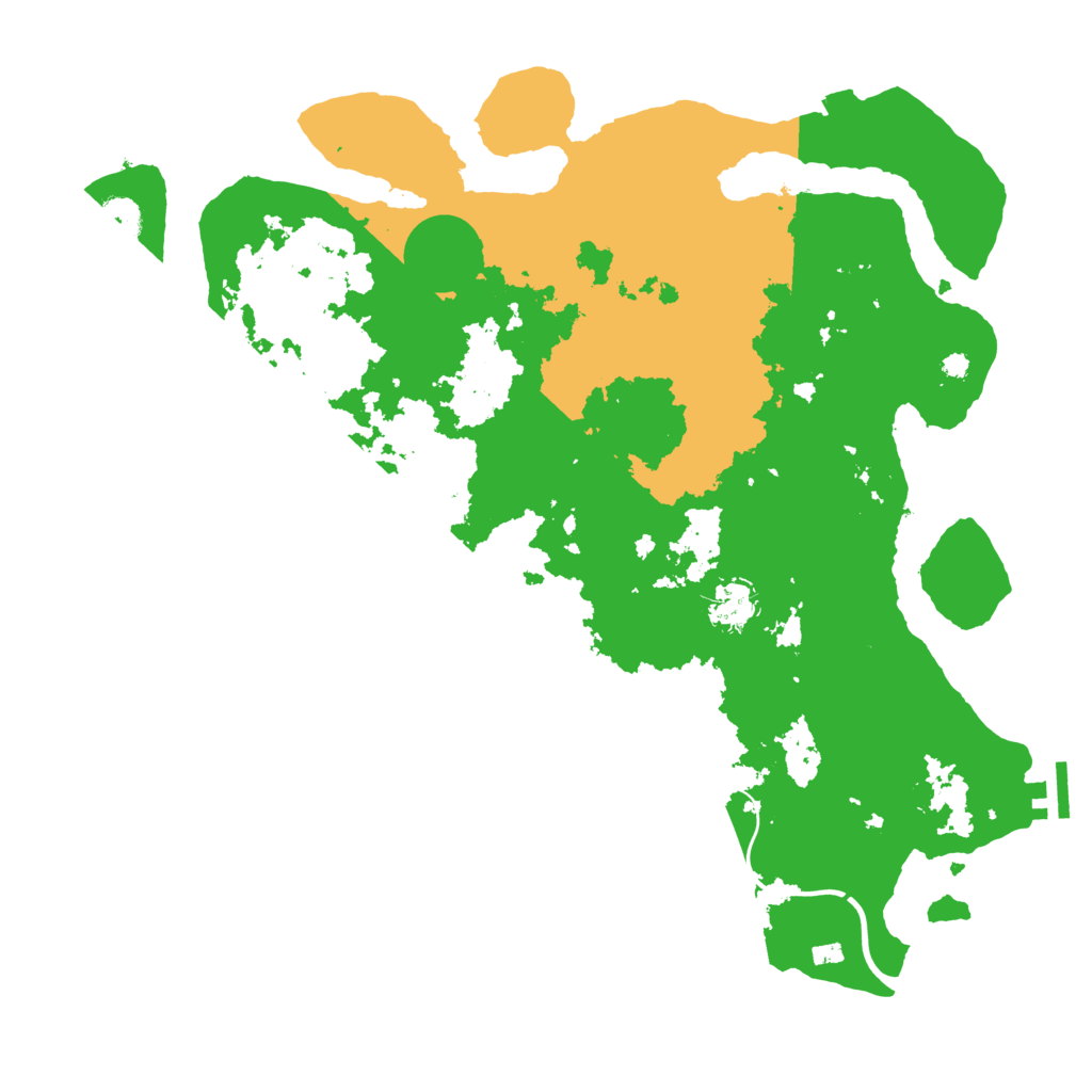 Biome Rust Map: Procedural Map, Size: 3900, Seed: 92469881