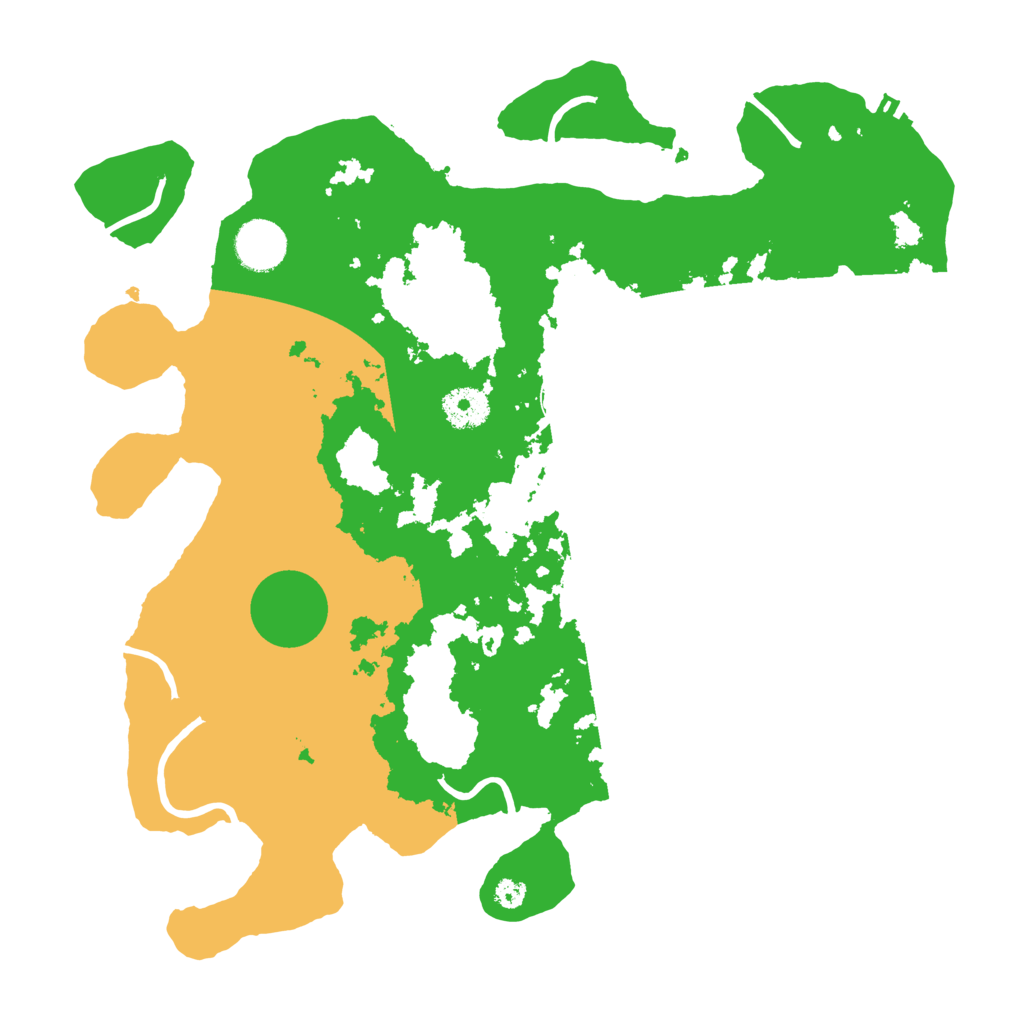 Biome Rust Map: Procedural Map, Size: 3500, Seed: 1924548