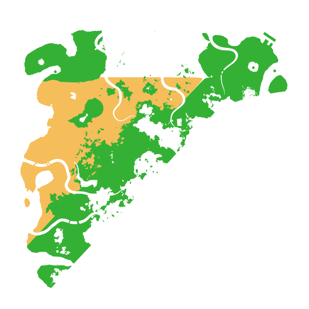 Biome Rust Map: Procedural Map, Size: 4500, Seed: 526