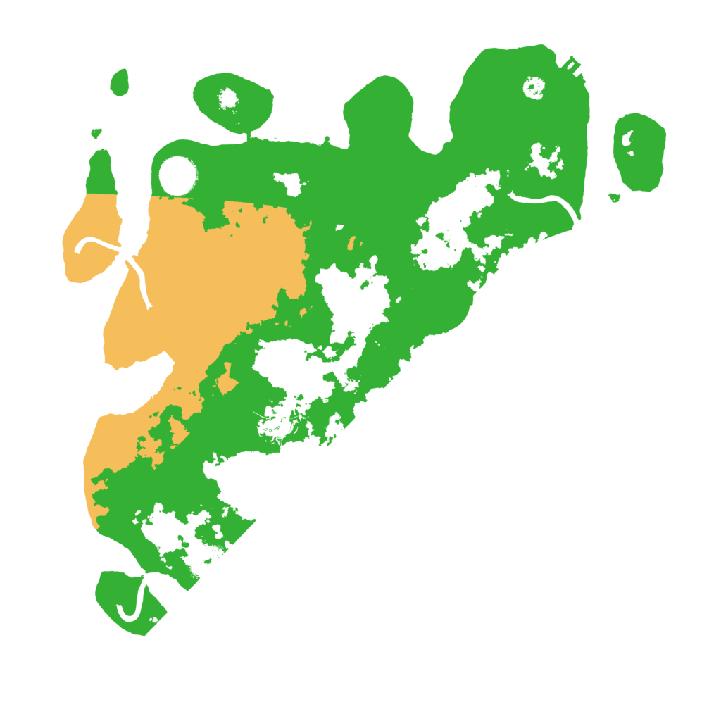 Biome Rust Map: Procedural Map, Size: 3333, Seed: 1395431402