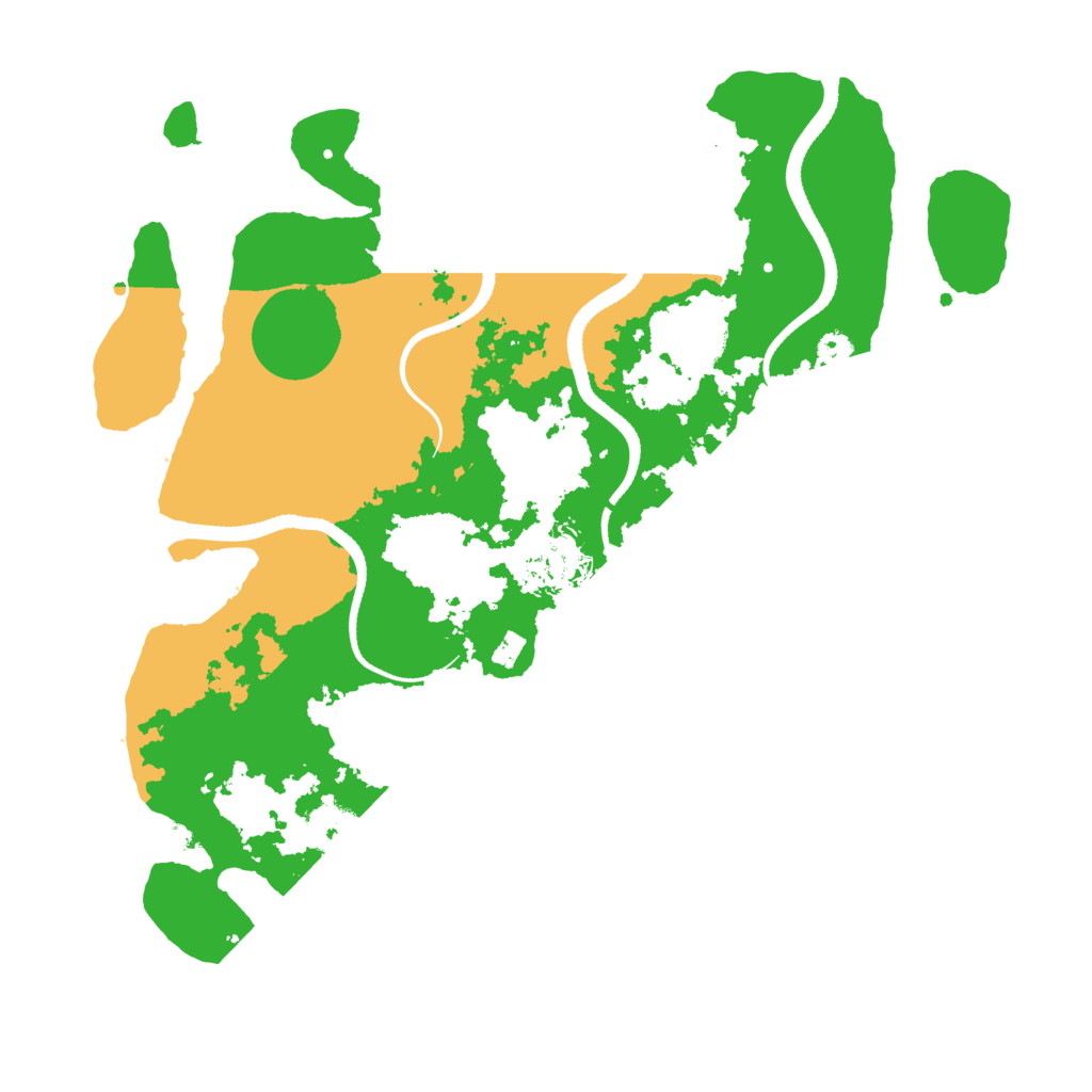 Biome Rust Map: Procedural Map, Size: 3332, Seed: 1395431402