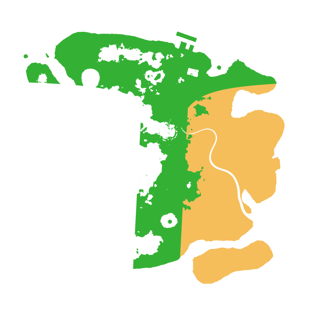 Biome Rust Map: Procedural Map, Size: 3000, Seed: 331628578