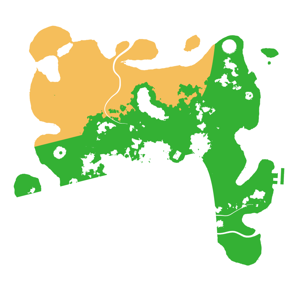 Biome Rust Map: Procedural Map, Size: 3700, Seed: 1017037546