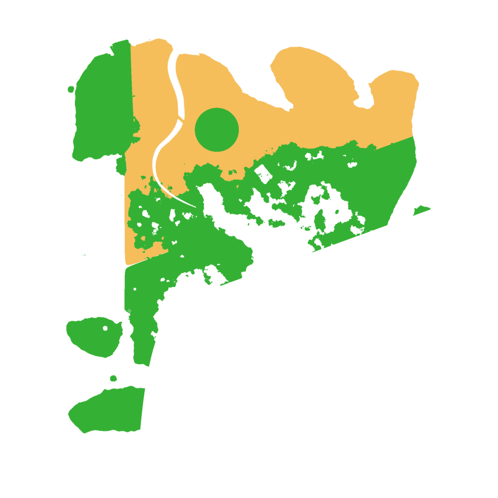 Biome Rust Map: Procedural Map, Size: 3000, Seed: 702853699