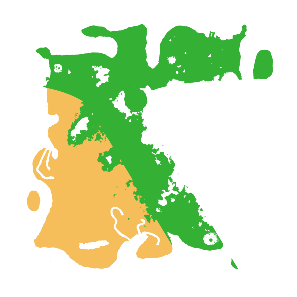 Biome Rust Map: Procedural Map, Size: 3500, Seed: 55570644