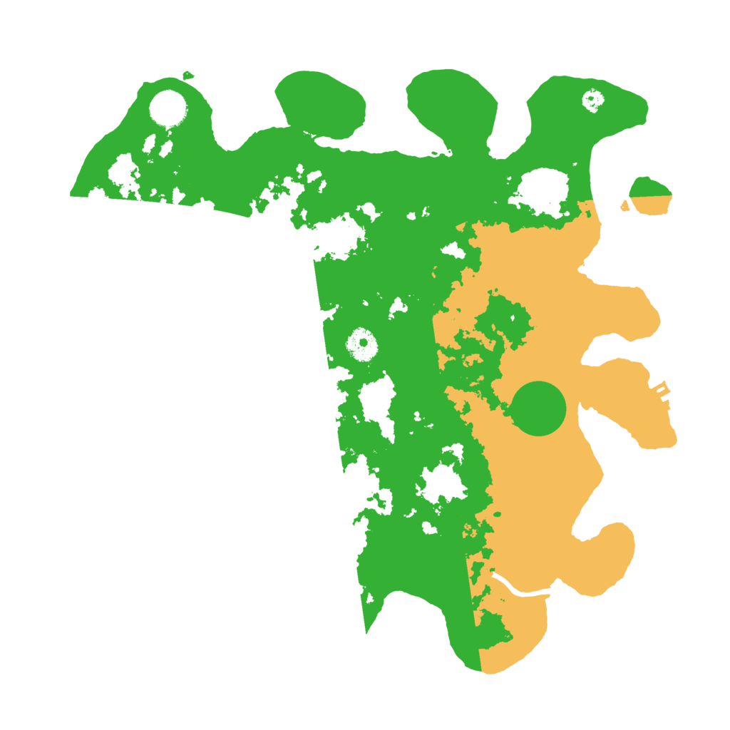 Biome Rust Map: Procedural Map, Size: 3500, Seed: 95680986