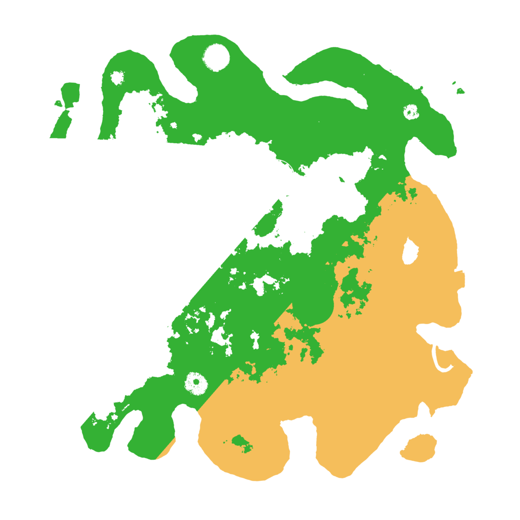 Biome Rust Map: Procedural Map, Size: 3500, Seed: 6646357