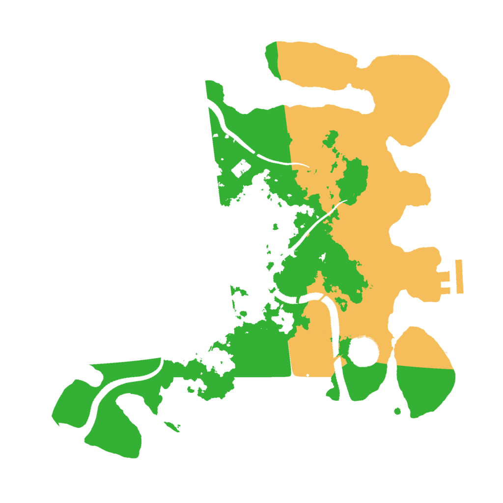 Biome Rust Map: Procedural Map, Size: 3000, Seed: 1762979799
