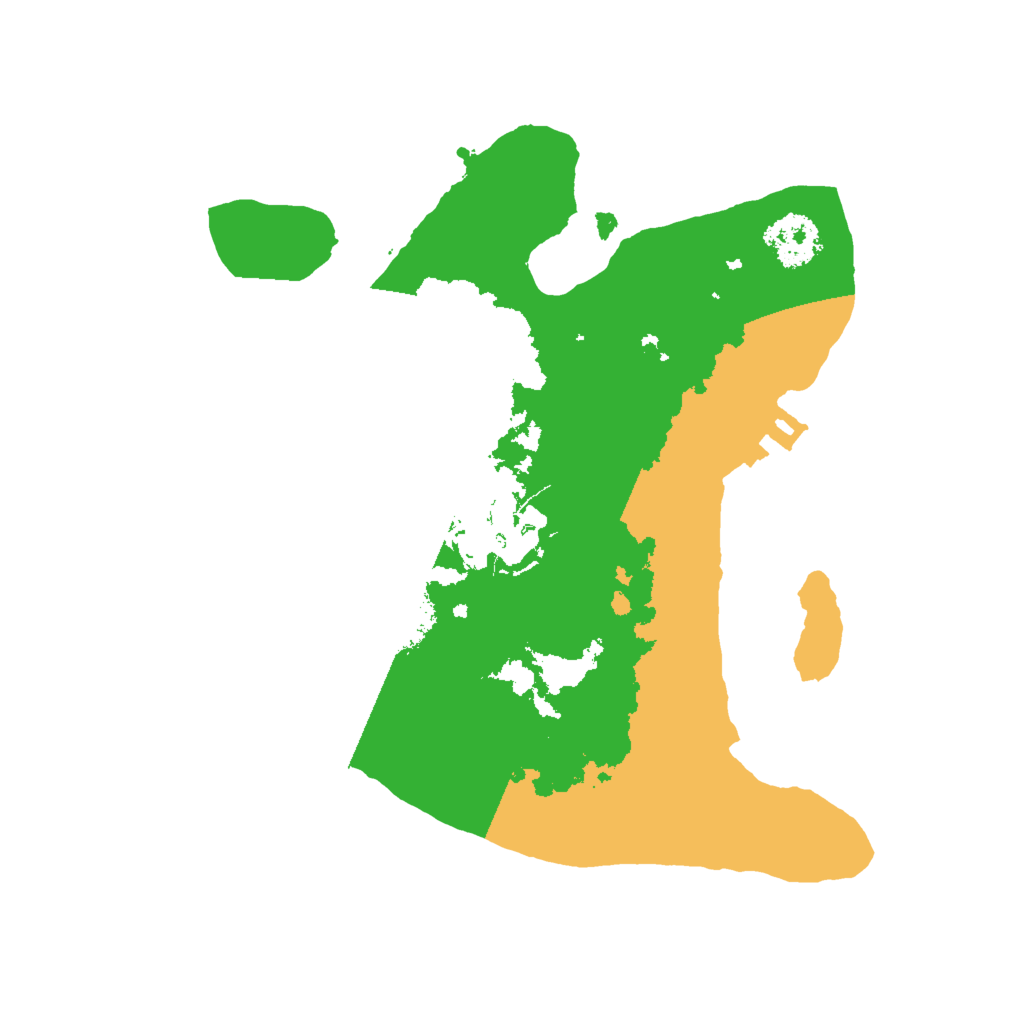 Biome Rust Map: Procedural Map, Size: 2000, Seed: 336319070