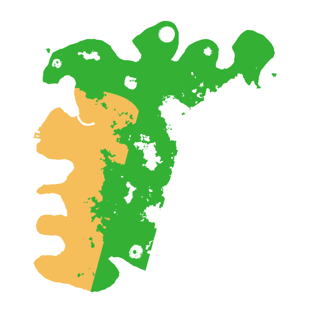 Biome Rust Map: Procedural Map, Size: 3500, Seed: 71724361
