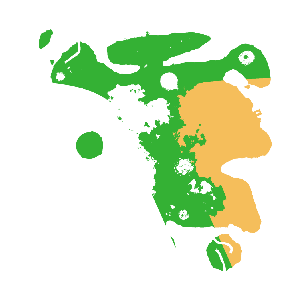 Biome Rust Map: Procedural Map, Size: 3000, Seed: 42710023