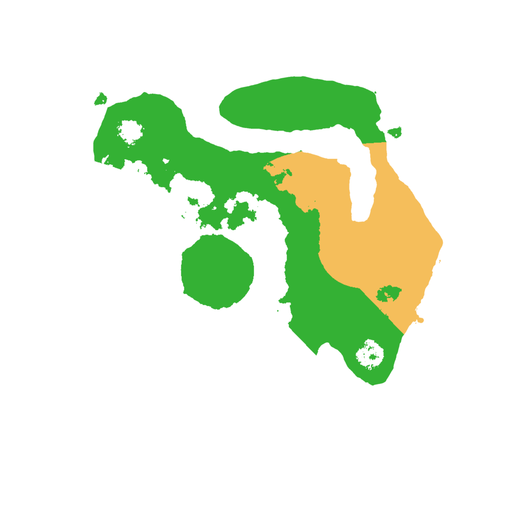 Biome Rust Map: Procedural Map, Size: 2000, Seed: 1353232603