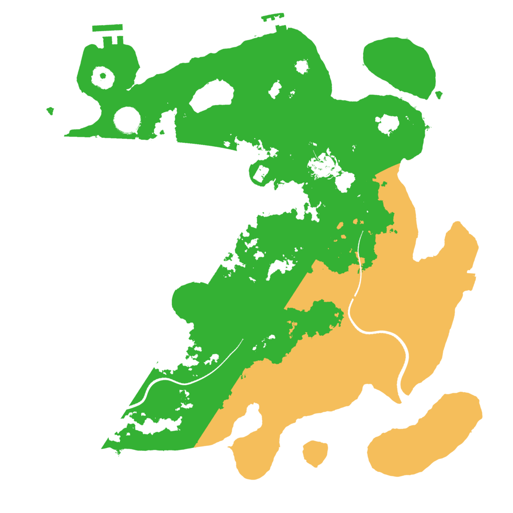 Biome Rust Map: Procedural Map, Size: 3420, Seed: 6