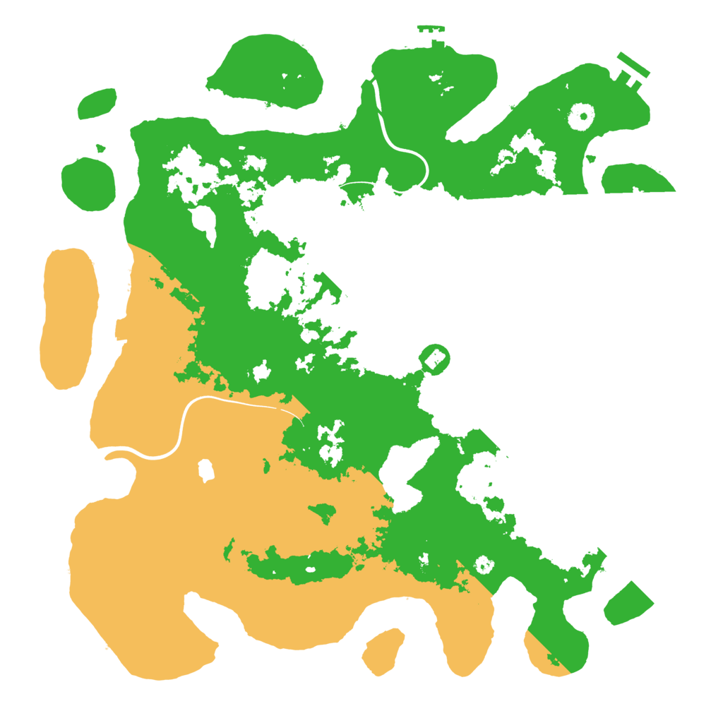 Biome Rust Map: Procedural Map, Size: 4000, Seed: 1267947459