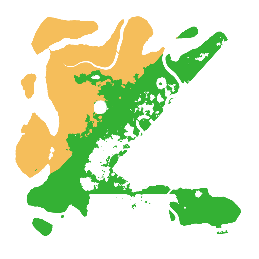 Biome Rust Map: Procedural Map, Size: 3500, Seed: 3716940