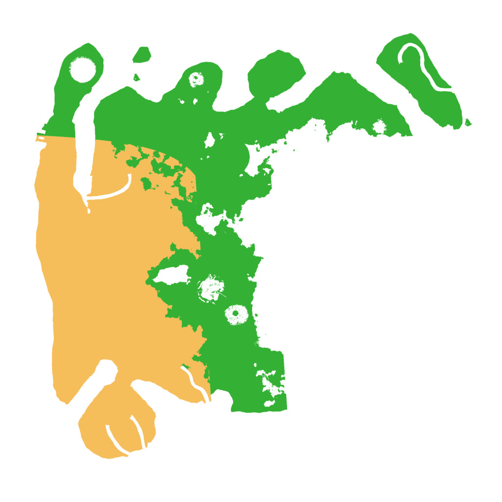 Biome Rust Map: Procedural Map, Size: 3500, Seed: 75609090