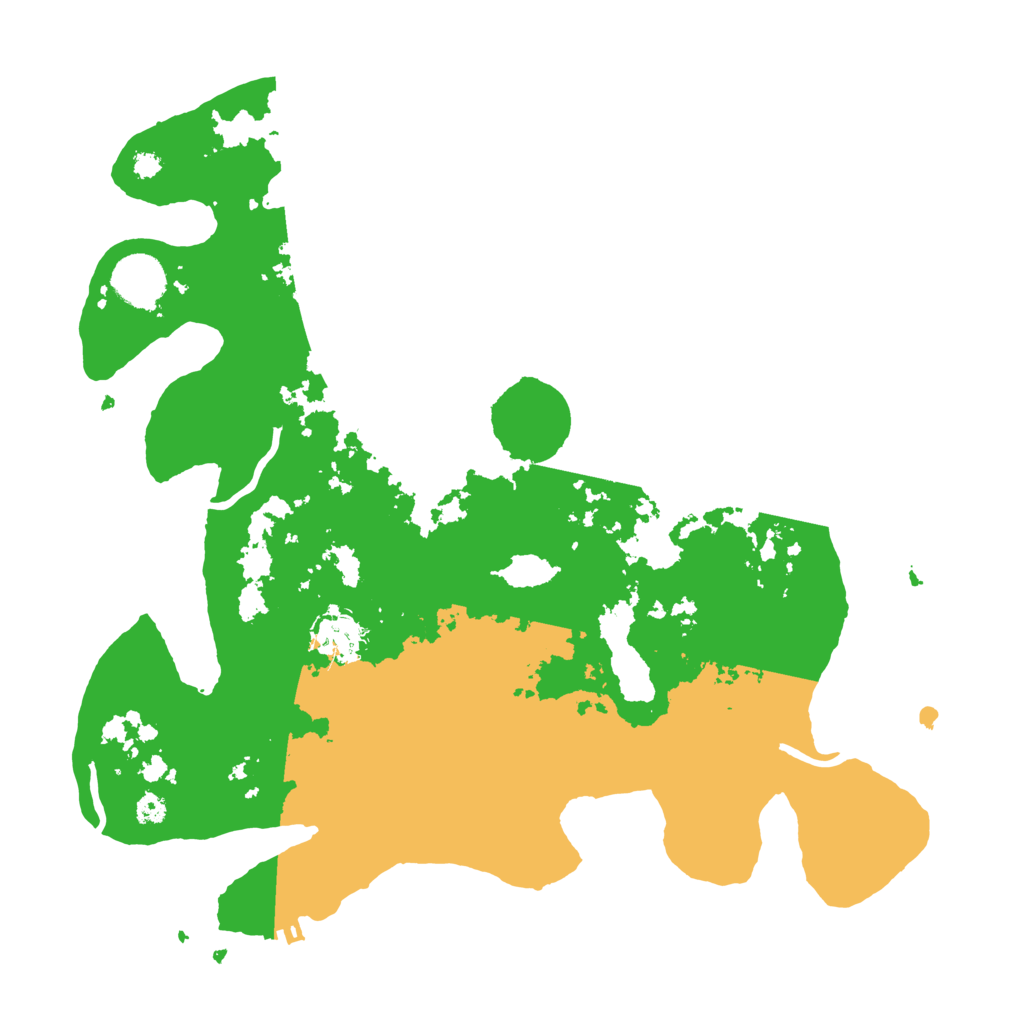 Biome Rust Map: Procedural Map, Size: 3500, Seed: 91762806