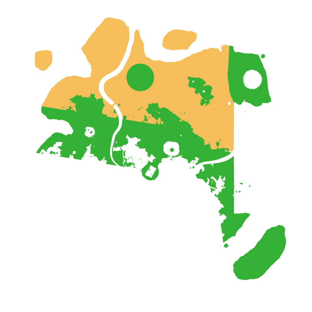 Biome Rust Map: Procedural Map, Size: 3000, Seed: 22509