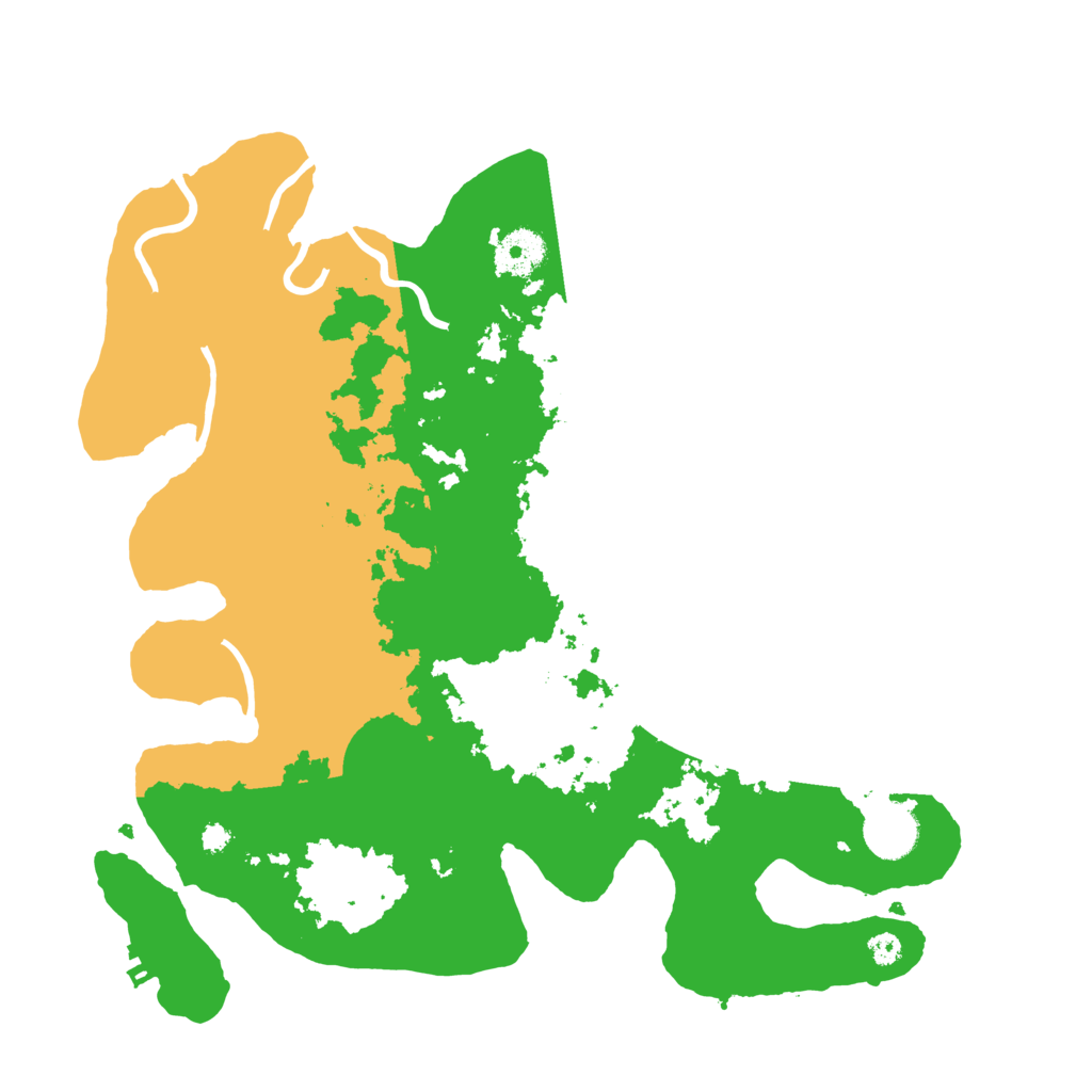 Biome Rust Map: Procedural Map, Size: 3500, Seed: 49921732